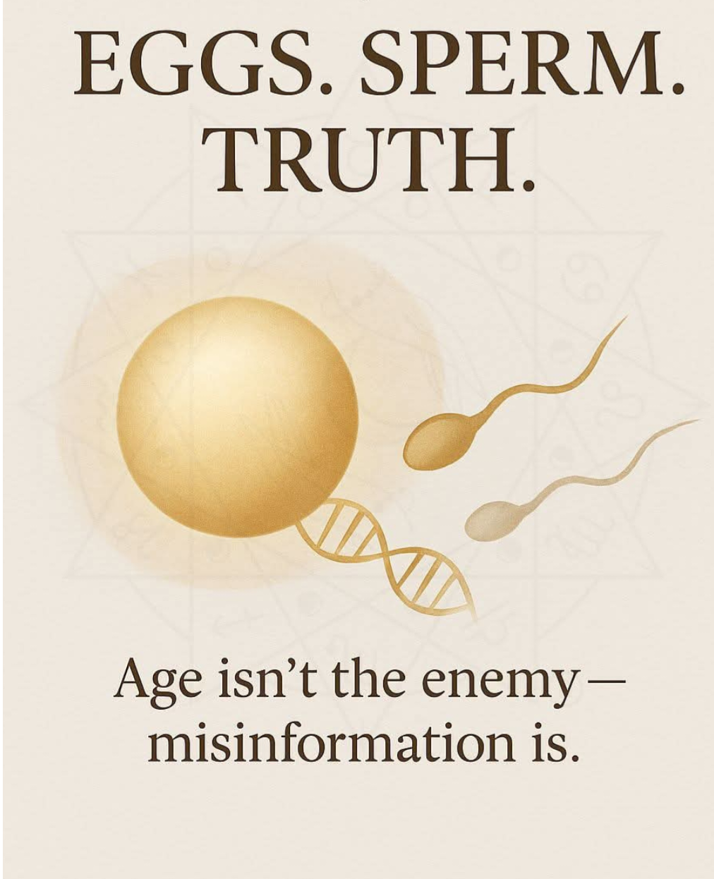 🧬 Fertility After 30: What Modern Science Really Says About Egg Quality, Sperm Health, and Age